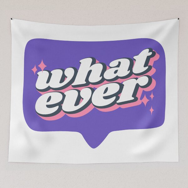 Item preview, What Ever Text designed and sold by TrueTrippyArts.