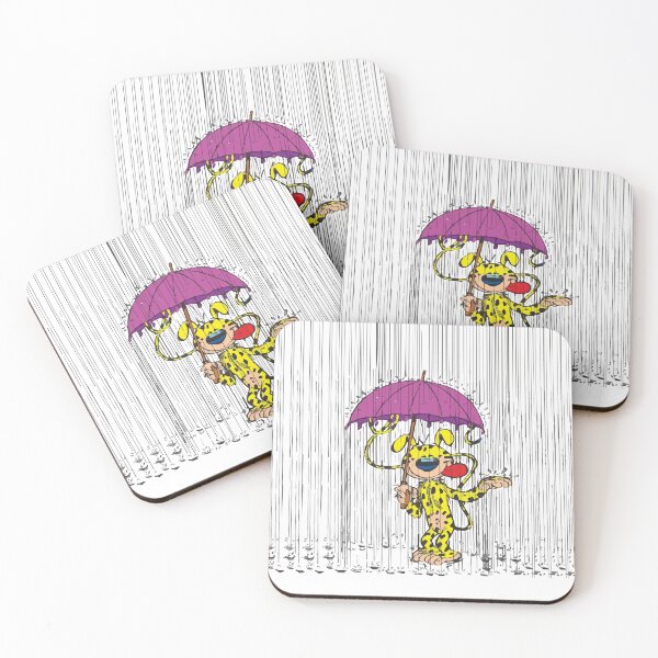 Item preview, Marsupilami in the rain designed and sold by Hubashop.