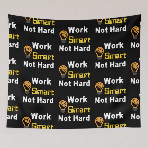 Item preview, Work smart not hard designed and sold by HSEstore.