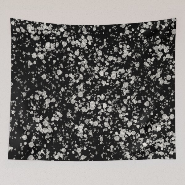 Item preview, Black and White Flakes designed and sold by LifestylePrints.