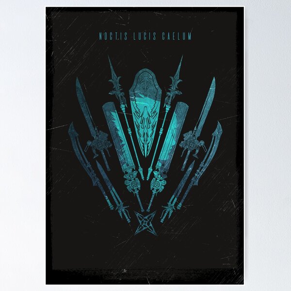 Vista previa del artículo con la obra «Noctis - Espadas celestiales», diseñado y vendido por Hypertwenty Designs.