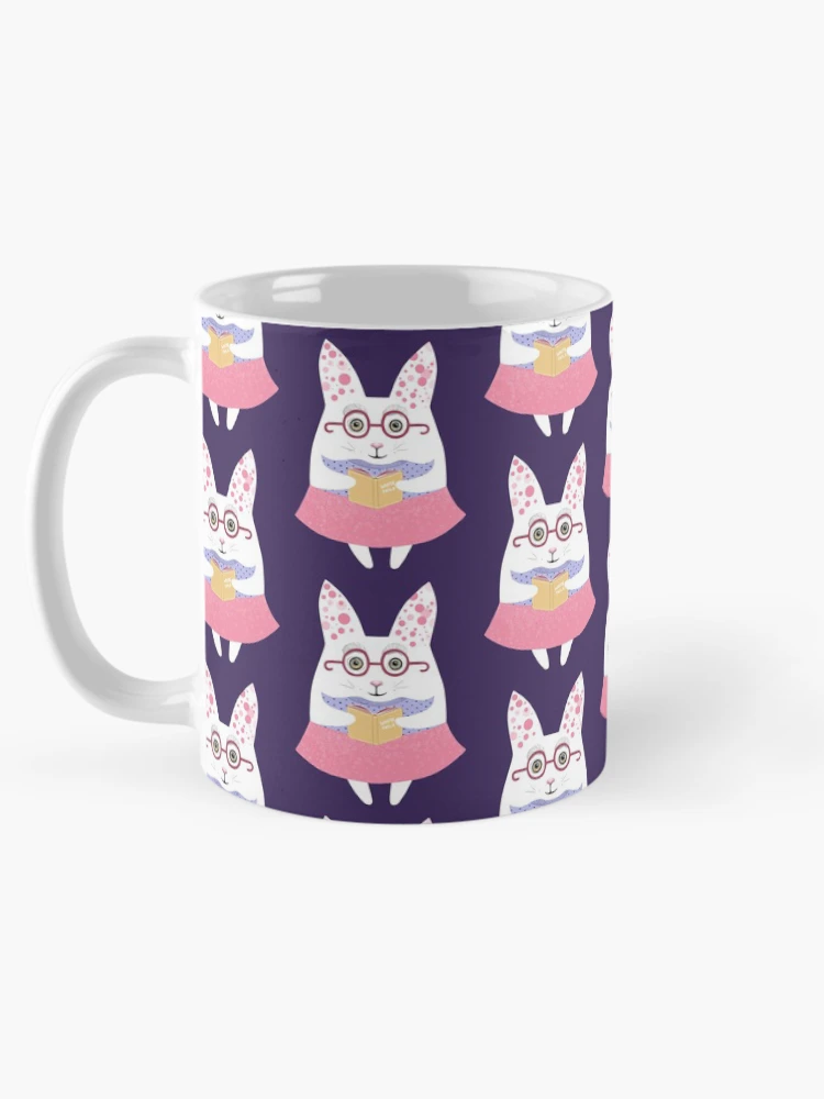 Thumbnail 5 of 6, Coffee Mug, Poetry White Rabbit designed and sold by Ruta.