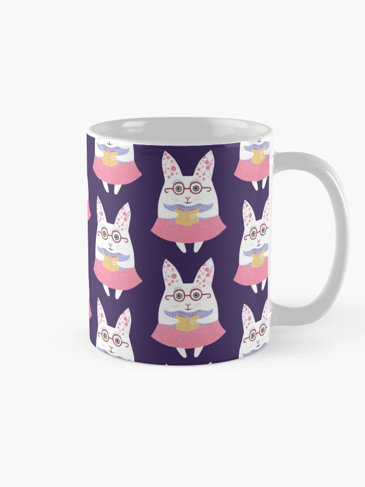 Thumbnail 3 of 6, Coffee Mug, Poetry White Rabbit designed and sold by Ruta.