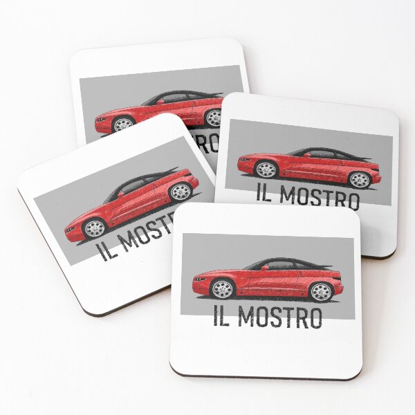 Item preview, My drawing of the SZ Zagato with the motto "Il Mostro" designed and sold by designjaag.