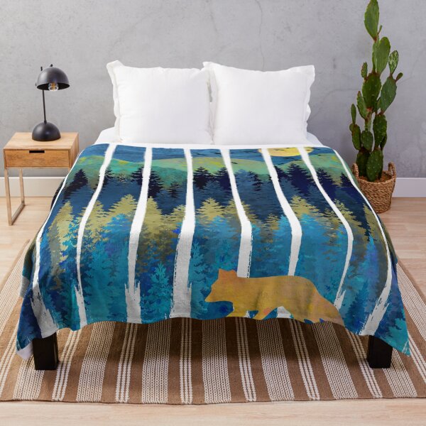 Item preview, Forest Night Mist - Brush Strokes designed and sold by maryedenoa.