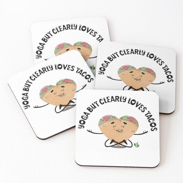 Item preview, Yoga but clearly loves tacos designed and sold by YAHIA-14.