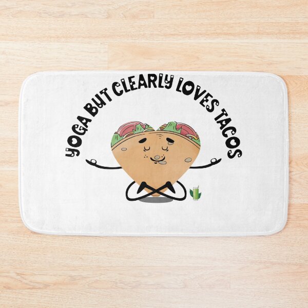 Item preview, Yoga but clearly loves tacos designed and sold by YAHIA-14.