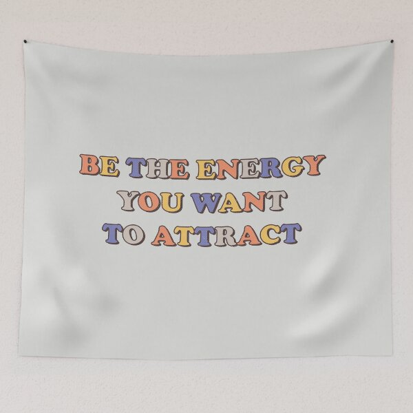 Item preview, Be the Energy You Want to Attract Reto Vintage  designed and sold by OdmiDesign.