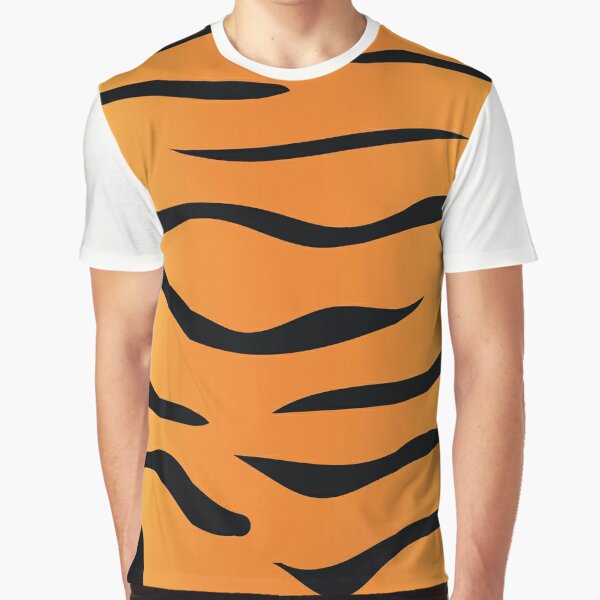 Tiger Striped Long Sleeve Shirts & Custom Orange Black Tiger Shirts