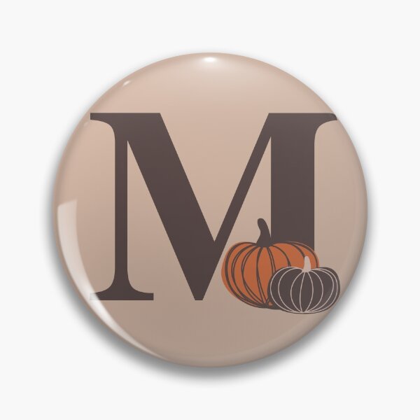 Artikelvorschau, Kürbisse M Name, Initiale, Monogramm entworfen und verkauft von CocoandDaisy.