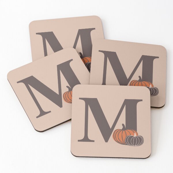 Item preview, Pumpkins M Name, Initial, Monogram designed and sold by CocoandDaisy.