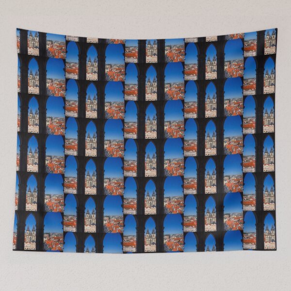 Item preview, Czech Republic. Prague. Looking at Tyn Church from Clock Tower. designed and sold by vadim19.