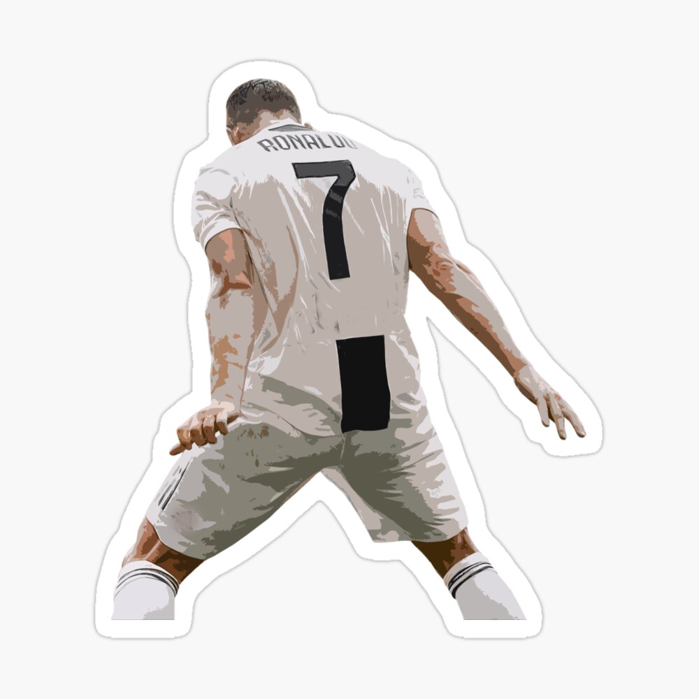 Cristiano Ronaldo Outline Graphic · Creative Fabrica