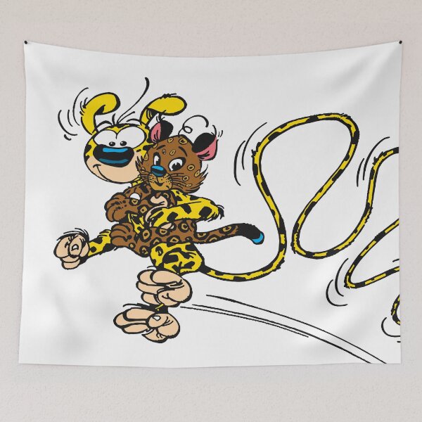Item preview, Marsupilami with Edwardo leopard designed and sold by Hubashop.