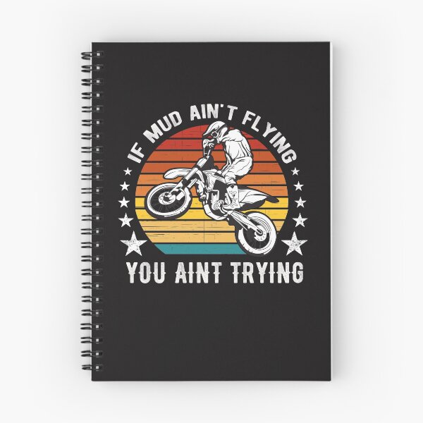 Item preview, If Mud Ain't Flying You Ain't Trying Motocross Biker Sunset designed and sold by dbreeze10.