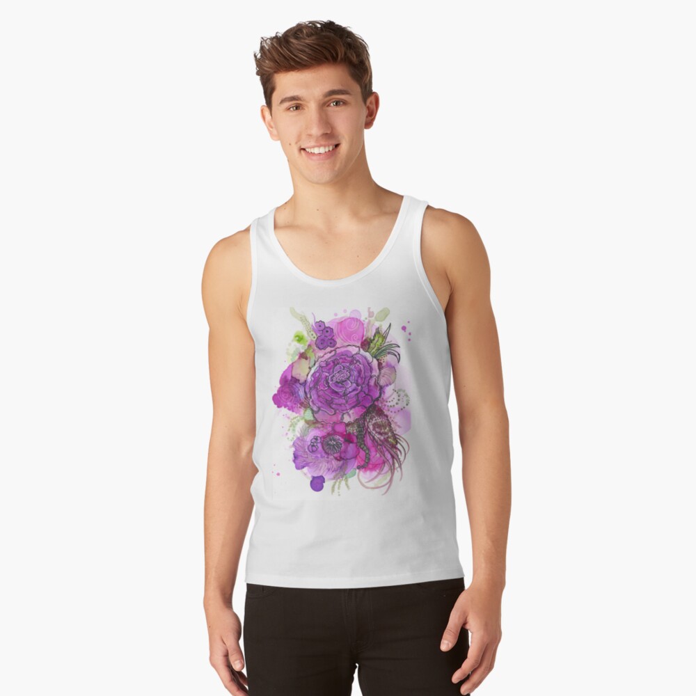 Item preview, Tank Top designed and sold by curlyartcloud.