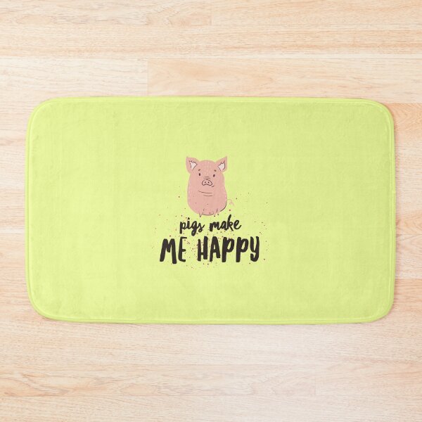 Item preview, Pigs make me happy designed and sold by Sugar-Magnolia.