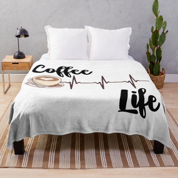 Item preview, Coffee Life - Coffee Heart Beats designed and sold by LovenLaughter.
