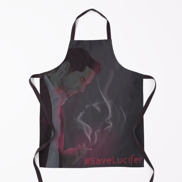 Item preview, Drawing in Honor of the #savelucifer Campaign - Illustration Fanart Lucifer Morning star smoking a cigarette thinking about his love designed and sold by C100D17.