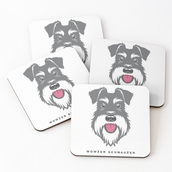 Item preview, Wowzer Schnauzer Salt & Pepper dog designed and sold by Buzby Bluebeard.