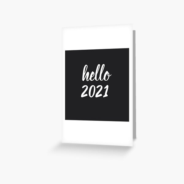 Item preview, hello 2021. New Year designed and sold by ButterflyOFHope.