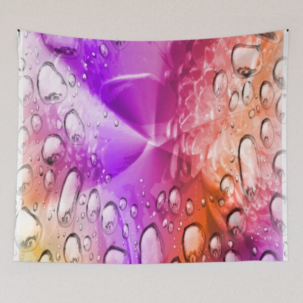 Item preview, Pastel Rainbow Water Splash Drop Print Pattern designed and sold by Mary Riley.