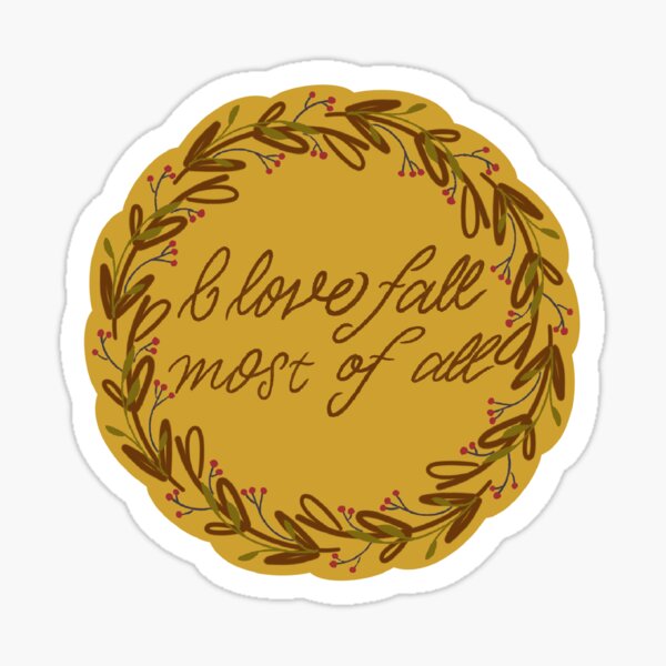 Item preview, I love fall designed and sold by deucaliakat.