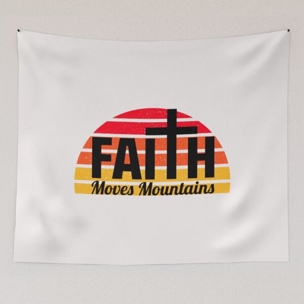 Item preview, Faith Moves Mountains designed and sold by PaperDreamPod.