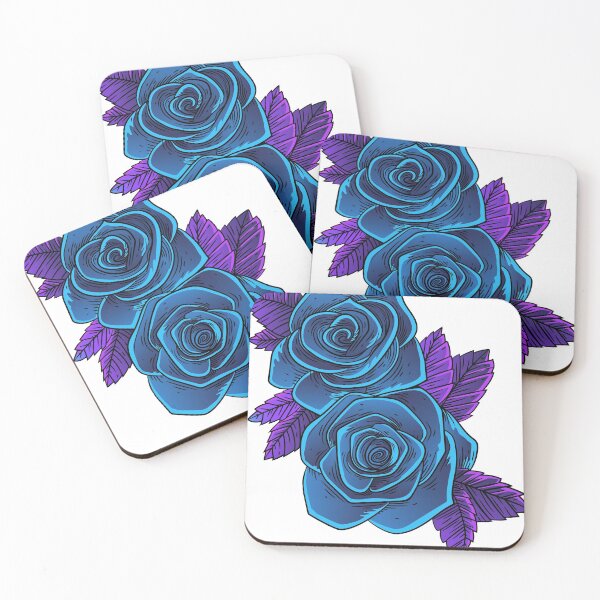 Item preview, Blue Rose Garden Roses flower designed and sold by tchmox.