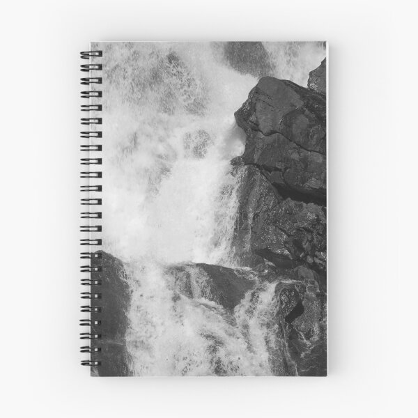 Item preview, Waterfall with rocks in Black and White designed and sold by Allen Penton.