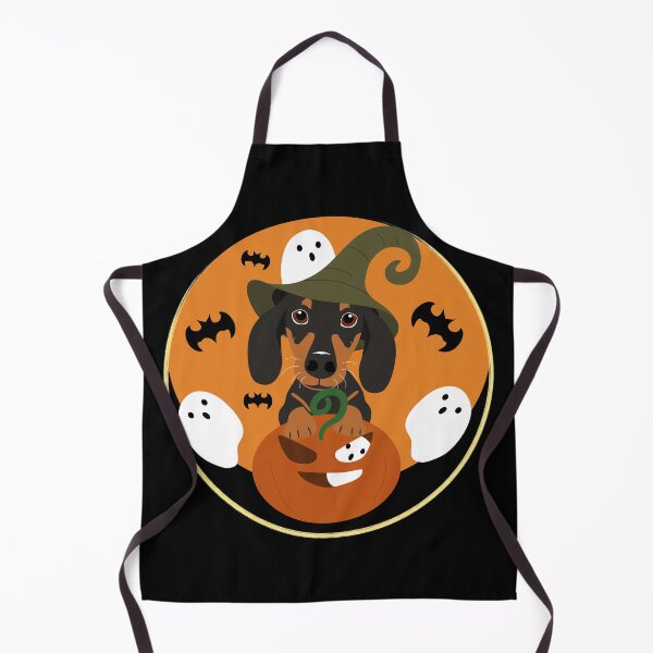 Item preview, Halloween Dachshund Sausage Dog Witch designed and sold by Lulupainting.