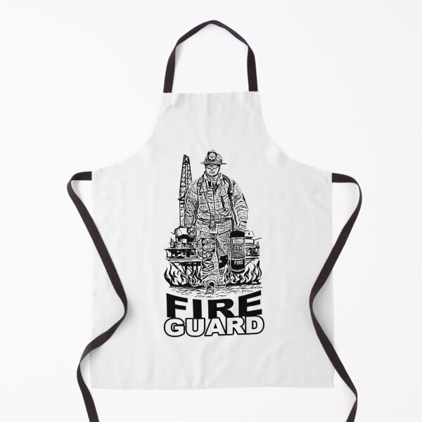 Item preview, Fire Guard; Oil Rig; designed and sold by StickerApe.