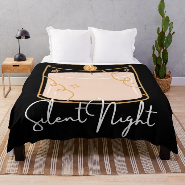 Item preview, Silent Night Christmas Design Black designed and sold by JustBeingAlicia.