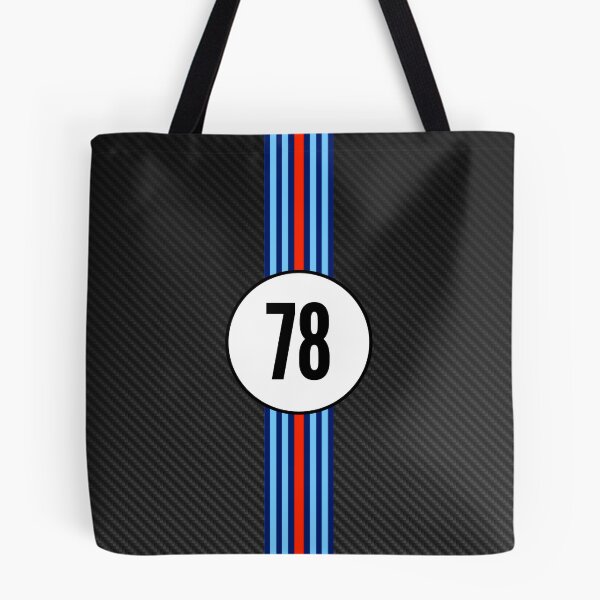Item preview, Martini Racing Number 78 Carbon Poster – Classic Stripes Livery Art designed and sold by Road To Track.