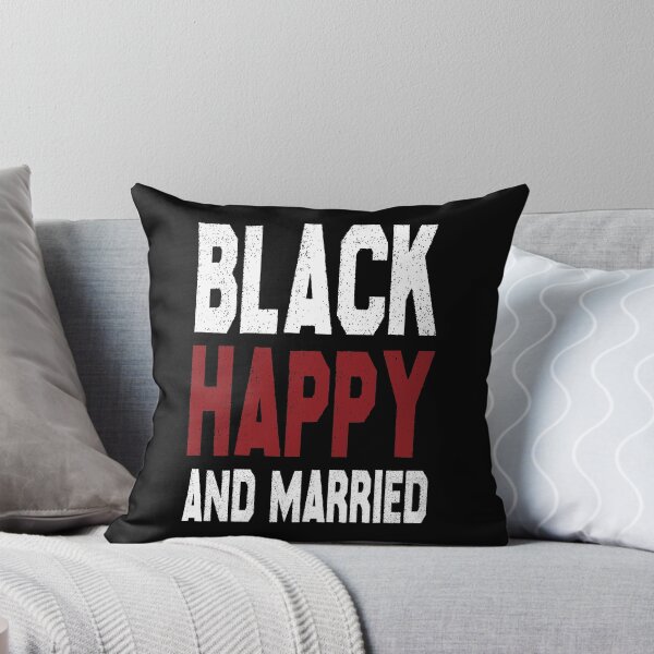 Item preview, black happy and married design idea  designed and sold by DESIGNNOUR.