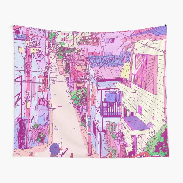 Anime Retro Tapestry