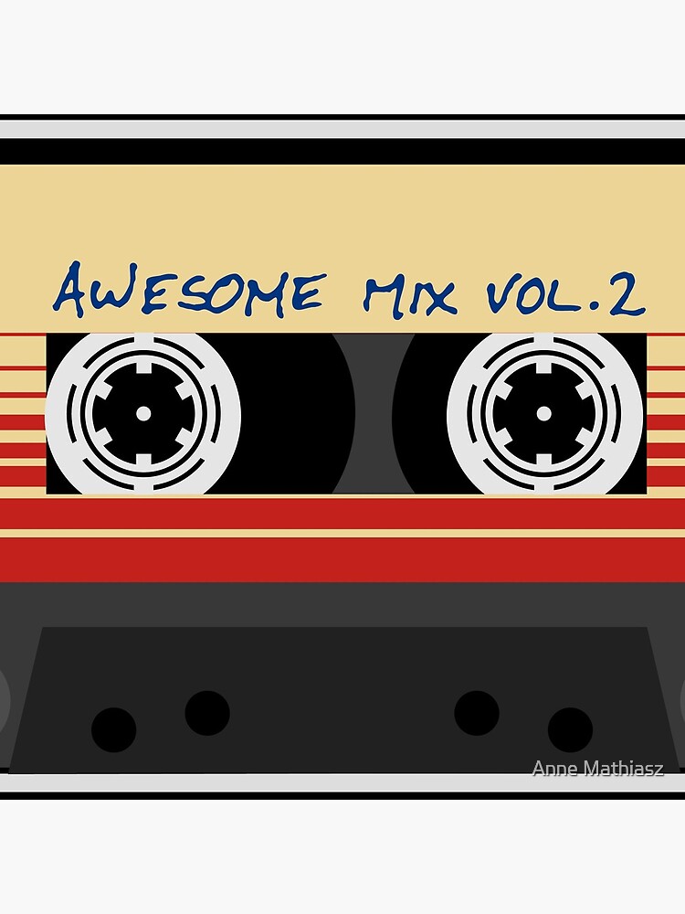 Awesome, Mixtape Vol 2, Cassette, Retro, by boom-art