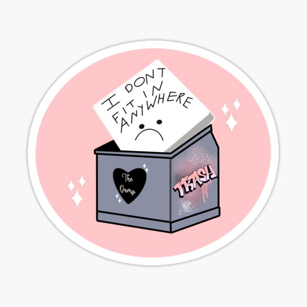 "Alone Trash" Sticker for Sale by LookingLensArt | Redbubble