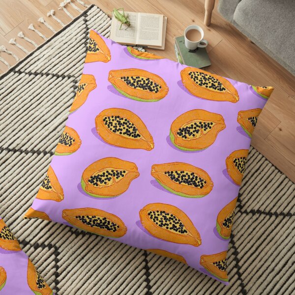 Papaya Floor Pillow