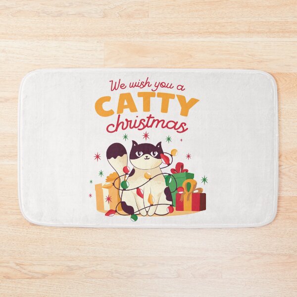 Artikelvorschau, Wir wünschen Ihnen eine Catty Weihnachtskarte entworfen und verkauft von duron4.