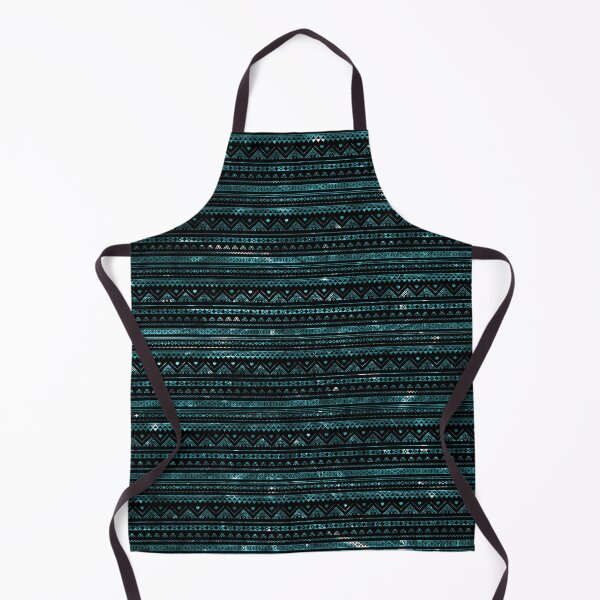 Item preview, Aztec Black Tinsel Blue designed and sold by rapplatt.