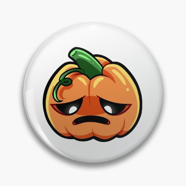 Item preview, Sad Halloween Pumpkin  designed and sold by TealCreations.