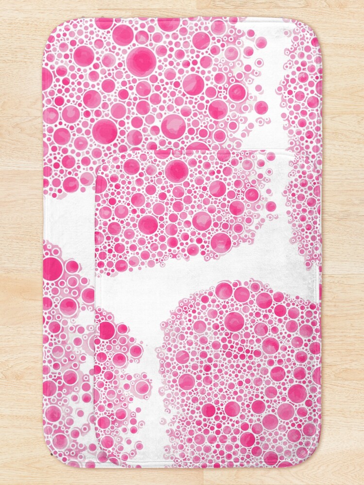 Alternate view of Cluster Bow Bubbles Bath Mat