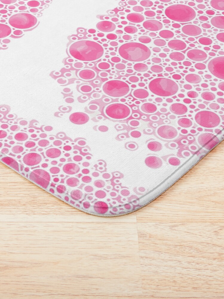 Alternate view of Cluster Bow Bubbles Bath Mat