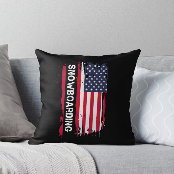 Item preview, Snowboarding Patriotic USA Flag   designed and sold by raidensdad.