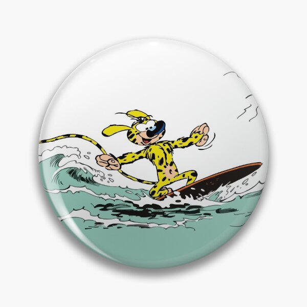 Item preview, Marsupilami surfing designed and sold by Hubashop.