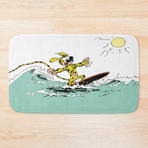 Item preview, Marsupilami surfing designed and sold by Hubashop.
