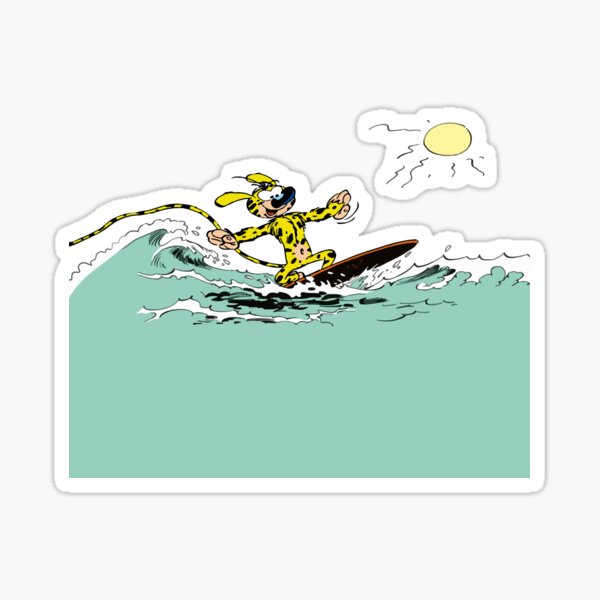 Artikel-Vorschau von Marsupilami surfen, designt und verkauft von Hubashop.