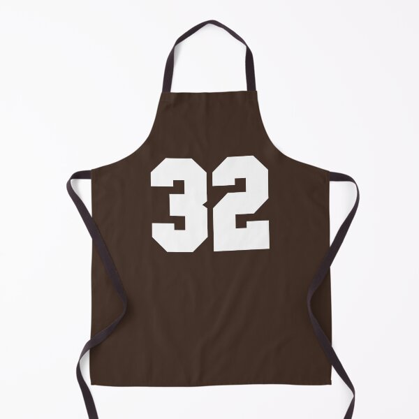 Item preview, 32 Number Cleveland Sports Thirty-Two Brown Jersey designed and sold by HelloFromAja.