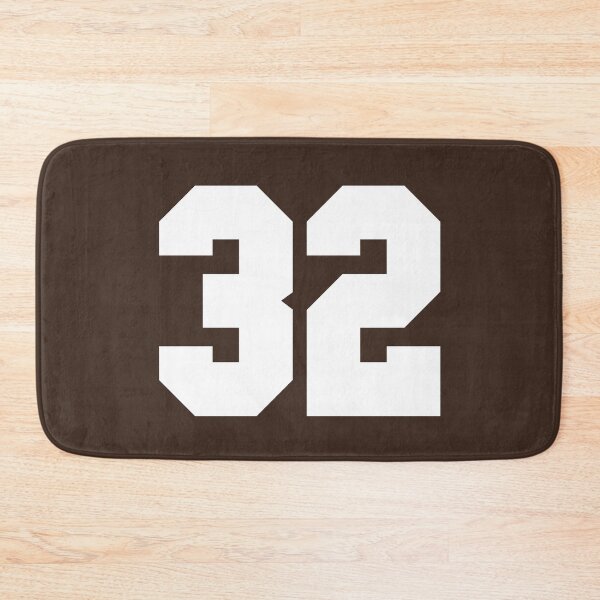 Item preview, 32 Number Cleveland Sports Thirty-Two Brown Jersey designed and sold by HelloFromAja.